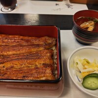 鰻割烹 伊豆栄 本店 - 鰻重【竹】肝吸い