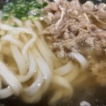 本格派博多うどん はし田たい吉 - 肉ごぼう天うどん