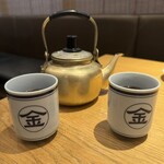 鰻 炭焼 ひつまぶし 美濃金 - 美濃白河茶のほうじ茶