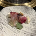 近江亭 - 料理写真:真鯛のタリアータ