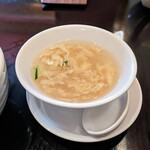 中国名菜 露天 - 卵とキューリのスープ