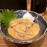 Izakaya Furusato - 手作りイカ塩辛　¥480