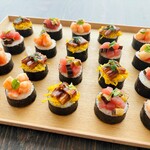 Dining SAKURA - GWランチブッフェ－創作寿司カナッペ