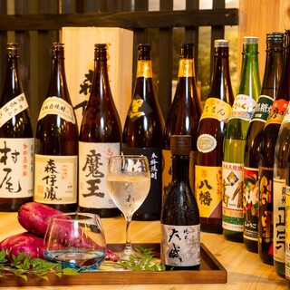Attention shochu lovers! Kagoshima's local sake is lined up