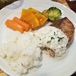 キッチン ブルー グローブ - ご飯を乗せます