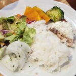 キッチン ブルー グローブ - 最後のワンプレート