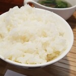 キッチン ブルー グローブ - ご飯大盛りのアップ