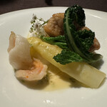 sincere - ホワイトアスパラ、足赤海老、リードボー