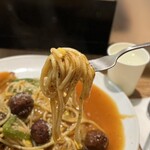 大阪ナポリタン - 麺のアップ