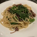 パスタ・ディ・フランコ - ホタルイカと菜花のアーリオオーリオエ