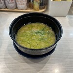 Hamazushi - あおさ味噌汁　110円＋税