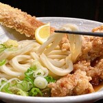 ザンギも美味しいうどん専門店 一久 - ちくザンぶっかけ