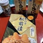 Hokkaidou Dosanko Puraza - 松前漬けは　濃い味　ウニは塩漬けなので熱ご飯に埋めて　パクパク　旨旨
