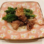 Sakadai. Ningu - お通し①(ホタルイカと菜の花)