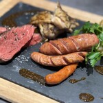 Chef's Special Grill Assortment (Joshu Beef, Satsuma Chicken, 3 Types of Sausage)