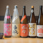 Nogami - 日本酒並び