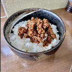 麺処 ごまや - ミニ肉みそ丼　　byまみこまみこ