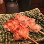 炭火 縁鶏 - もも串　せせり　