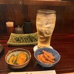 炭火 縁鶏 - つきだし　2名様分