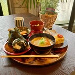 前山お結びCafe - 朝ごはんセット