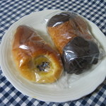 Kishiwa - おいもパン、チョコデニッシュ