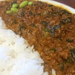 gopのアナグラ - ポークキーマほうれん草なカレー ¥1000