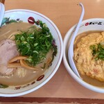 天下一品 - こってり天津飯セット