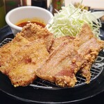 Matsunoya - ムートート“タイ風豚バラ唐揚げ”定食豚汁セット890円