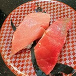 Sushi Choushimaru - 大トロと上赤身コンビ