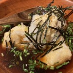 地酒と道産食材 一笑 - 揚げ出し豆腐