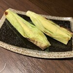 地酒と道産食材 一笑 - ヤングコーン焼き