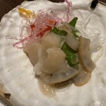 地酒と道産食材 一笑 - 帆立