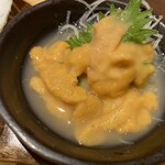 地酒と道産食材 一笑 - 塩水うに