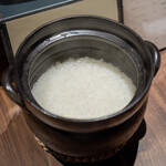 和食しんくろ - 魚沼産コシヒカリ”雪しずく”土鍋ご飯