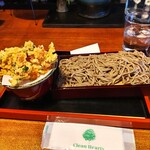 Teuchi Soba Sake Ryouri Ichi Kurashikku - 桜海老つけ天せいろ