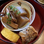 Ryouriyashintani - 一の段　大根とイカの煮物が濃い味でした　4人とも普段薄味なので大変でした