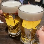 Jizake Ba- Yamashin - なぜか地酒バーで特大ビールオーダー