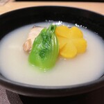 Hibiya Kanimitsu - サワラや雷菜（つぼみな）旬を頂きます