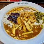 Koko Ichiban Ya - 【限定】魯肉スパイスカレー、ハーフなす