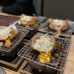 日比谷 蟹みつ - 毛蟹の甲羅焼肉