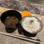 名駅 鉄板焼き 森本Ｘ Premium - ガリご飯