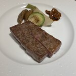 名駅 鉄板焼き 森本Ｘ Premium - サーロインステーキ