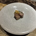 名駅 鉄板焼き 森本Ｘ Premium - 肩ロース焼きしゃぶ風