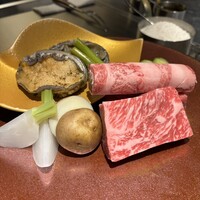 名駅 鉄板焼き 森本Ｘ Premium - 今日凛コース13,500円