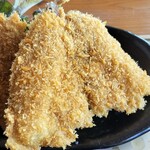 魚屋の磯料理 まるとし - アジフライ アップ