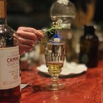 BAROSSA cocktailier - ⑦ アブサンドロップ：作成中