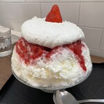 サカノウエカフェ - こおりショートケーキ1600円