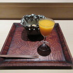 お料理 佐藤 - 蜜柑ジュース