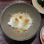 お料理 佐藤 - おかわりに、からすみじゃこをたっぷり…