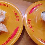 スシロー - えびチーズ･サーモンチーズ＆〆さば